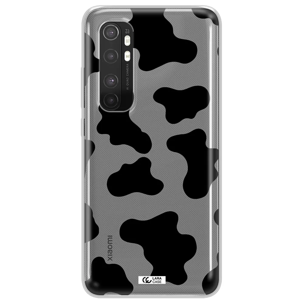 Cow Print Xiaomi Mi Note 10 Lite Clear TPU Case