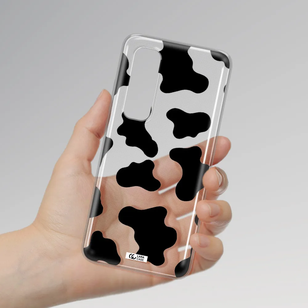 Cow Print Xiaomi Mi Note 10 Lite Clear TPU Case