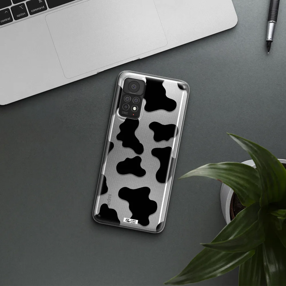 Cow Print Xiaomi Note 11 Pro Clear TPU Case