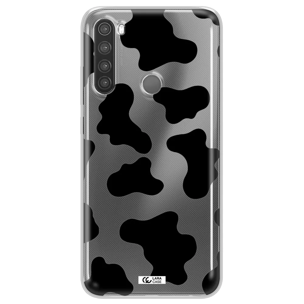 Cow Print Xiaomi Note 8 Clear TPU Case