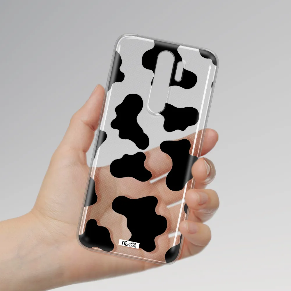 Cow Print Xiaomi Note 8 Pro Clear TPU Case