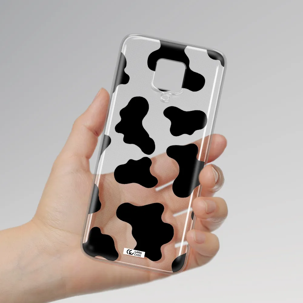 Cow Print Xiaomi Note 9 Pro Clear TPU Case