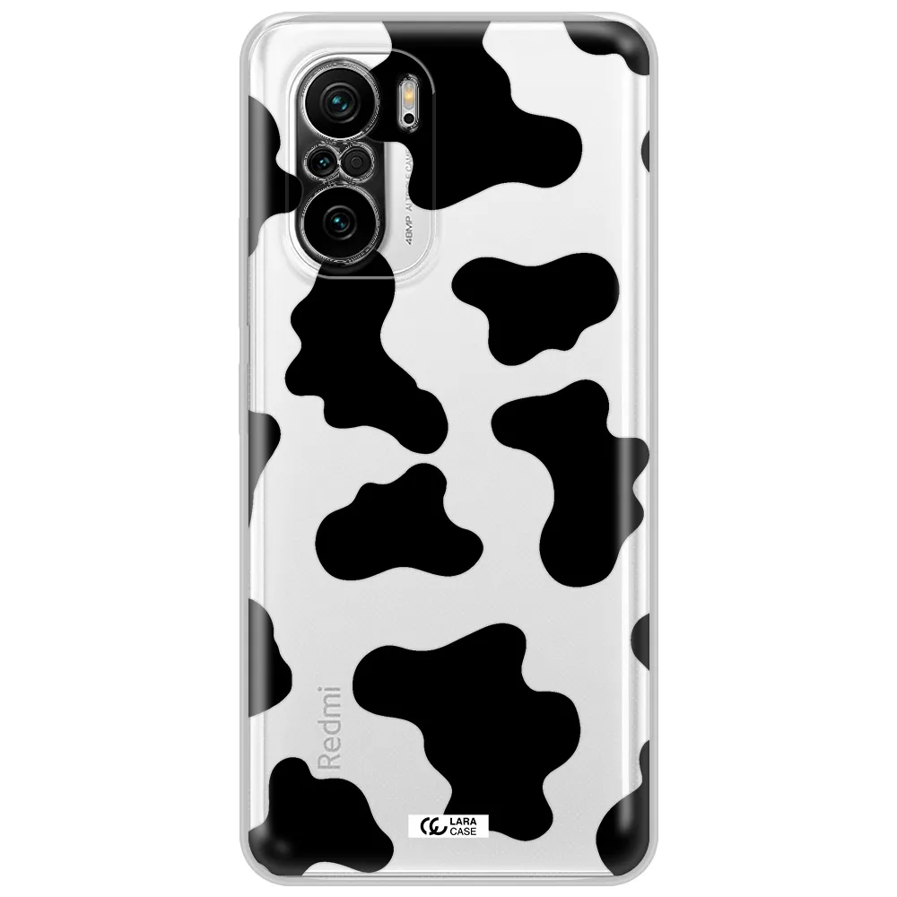 Cow Print Xiaomi Poco F3 Clear Tpu Case