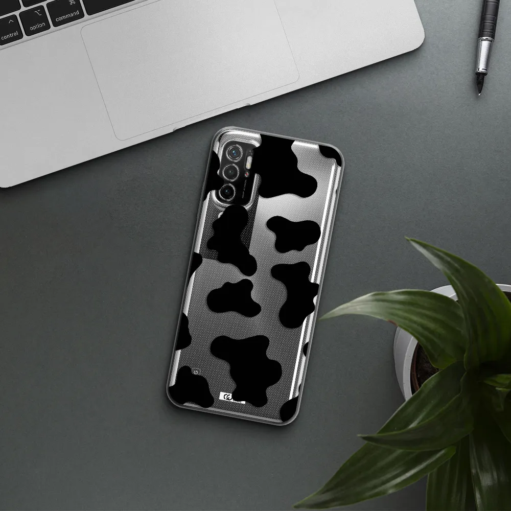 Cow Print Xiaomi Poco M4 Pro 5G Clear Tpu Case