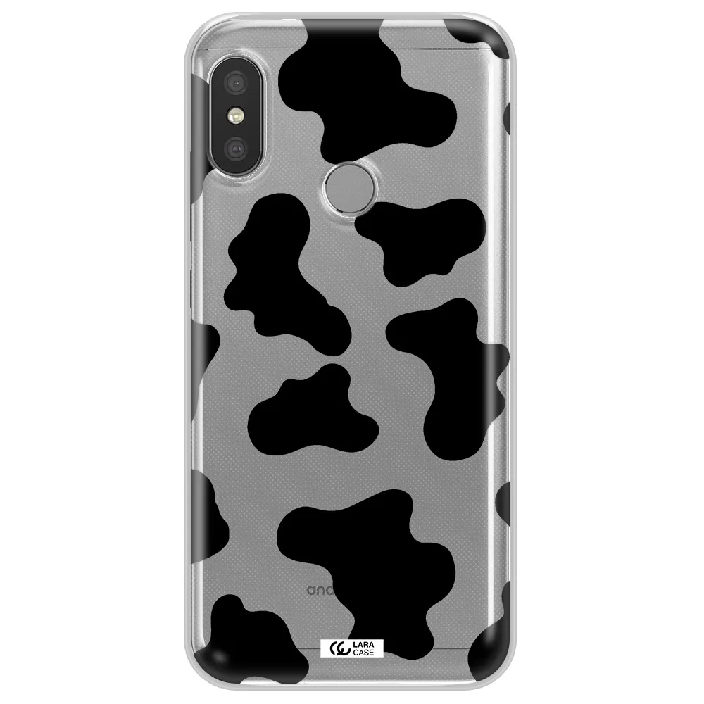 Cow Print Xiaomi Redmi 6 Pro Clear TPU Case