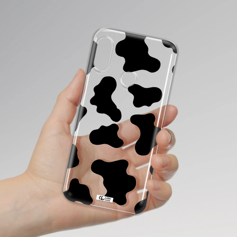 Cow Print Xiaomi Redmi 6 Pro Clear TPU Case