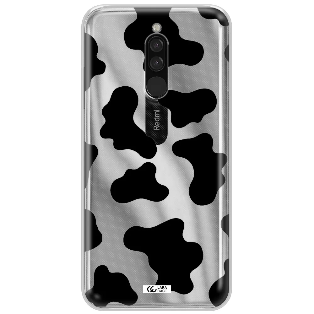 Cow Print Xiaomi Redmi 8 Clear Tpu Case