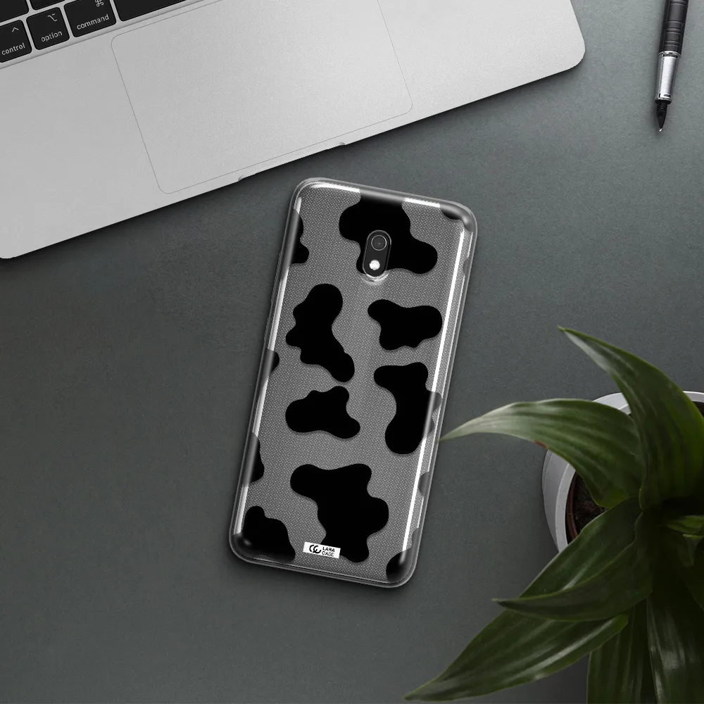 Cow Print Xiaomi Redmi 8A Clear TPU Case