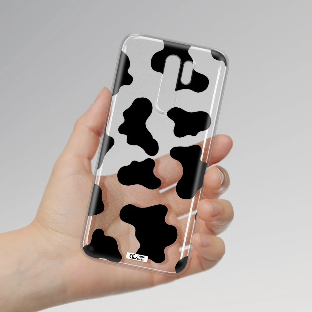 Cow Print Xiaomi Redmi 9 Clear TPU Case