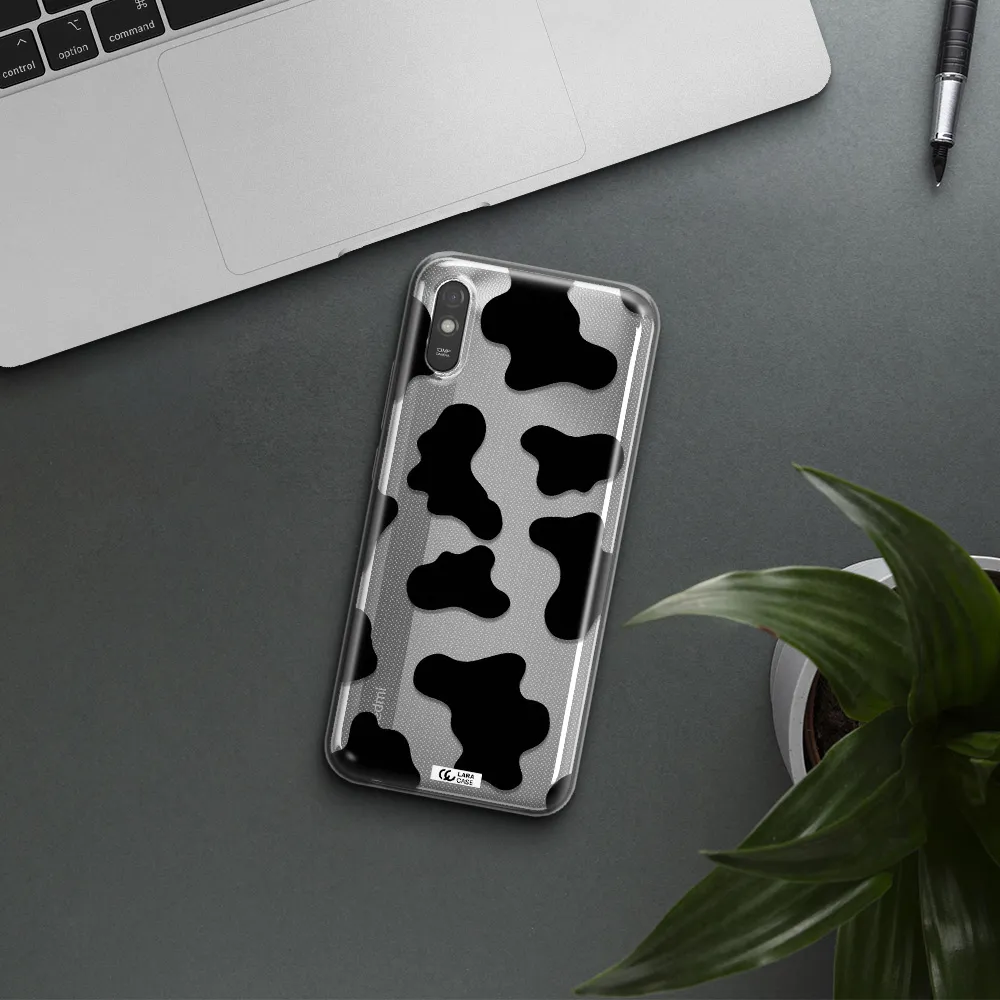 Cow Print Xiaomi Redmi 9A Clear TPU Case