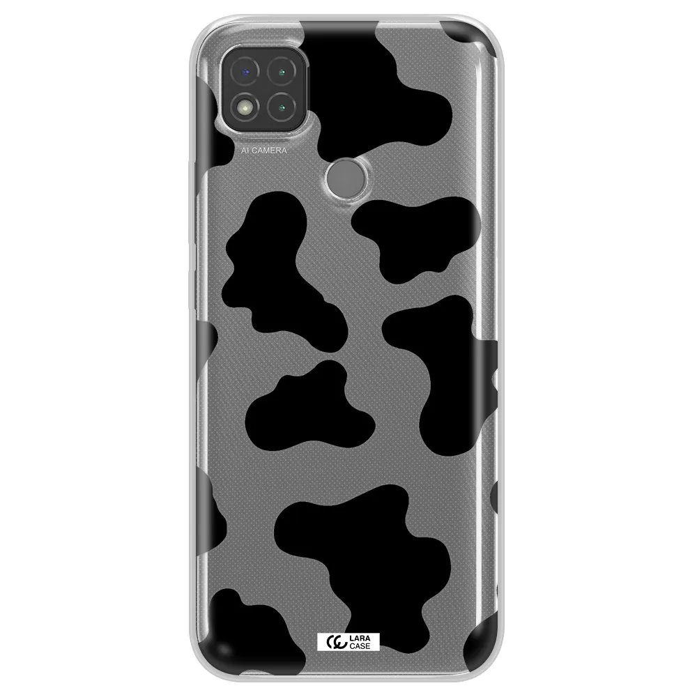 Cow Print Xiaomi Redmi 9C Clear TPU Case