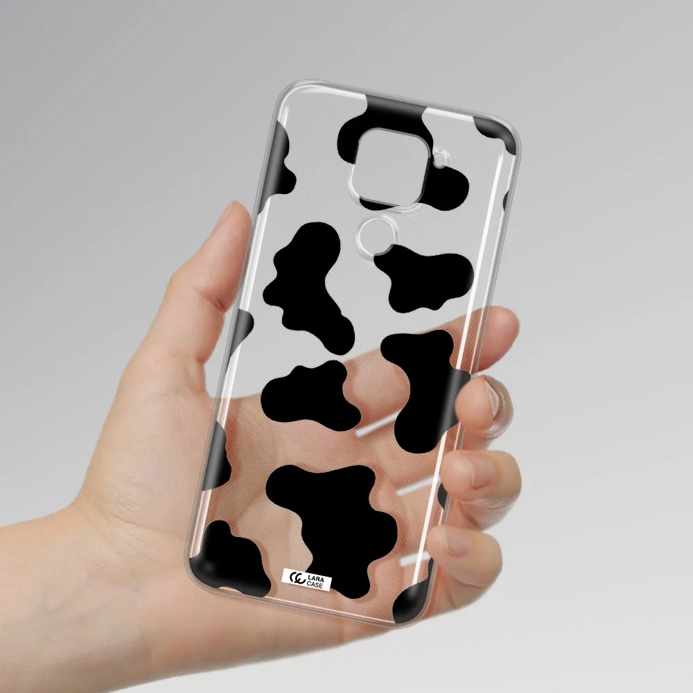 Cow Print Xiaomi Redmi Note 9 Clear TPU Case