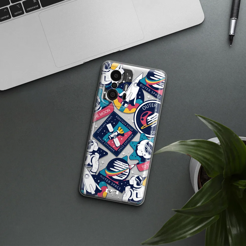 Astronaut Stickers Xiaomi 11T Pro Clear Tpu Case
