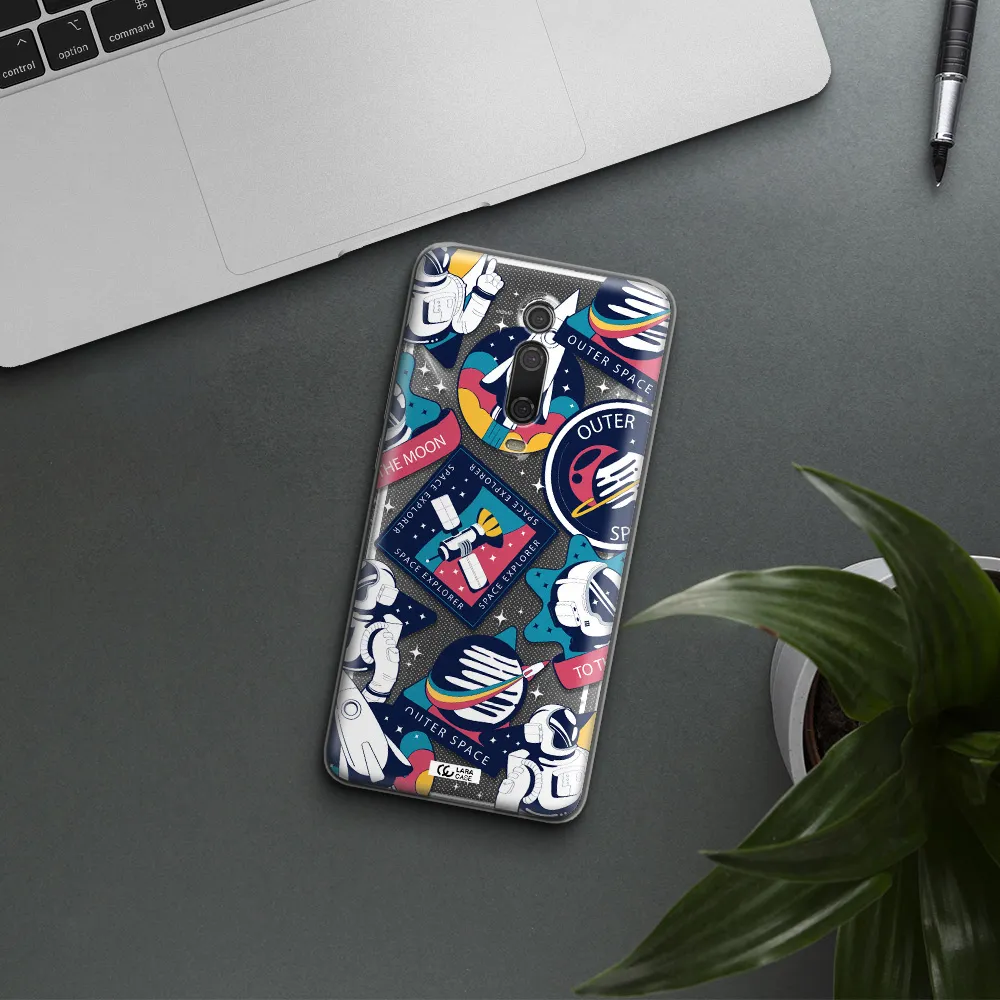 Astronaut Stickers Xiaomi Redmi K20 Clear Tpu Case