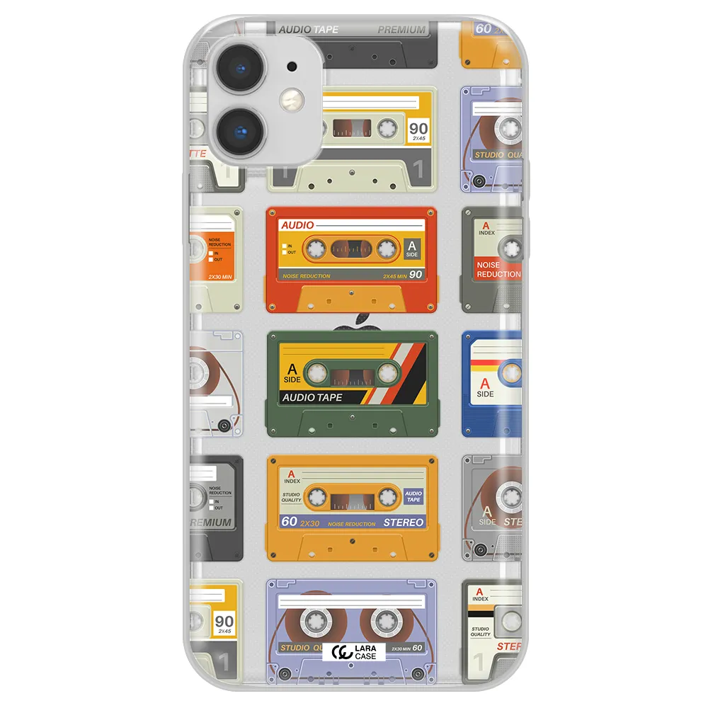 All My Cassettes Apple iPhone 11 Clear TPU Case