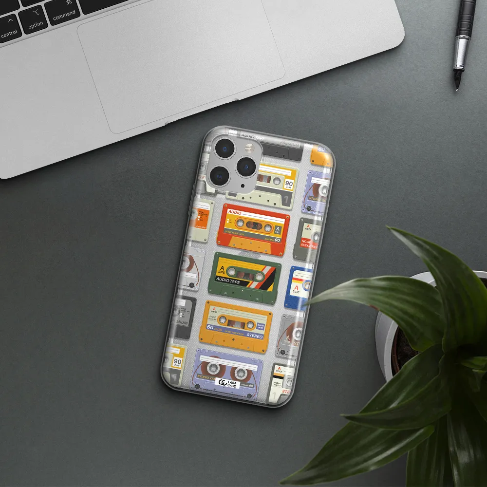 All My Cassettes Apple iPhone 11 pro Clear TPU Case