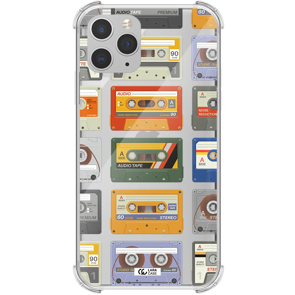 All My Cassettes Apple iPhone 11 pro max Clear PC Case