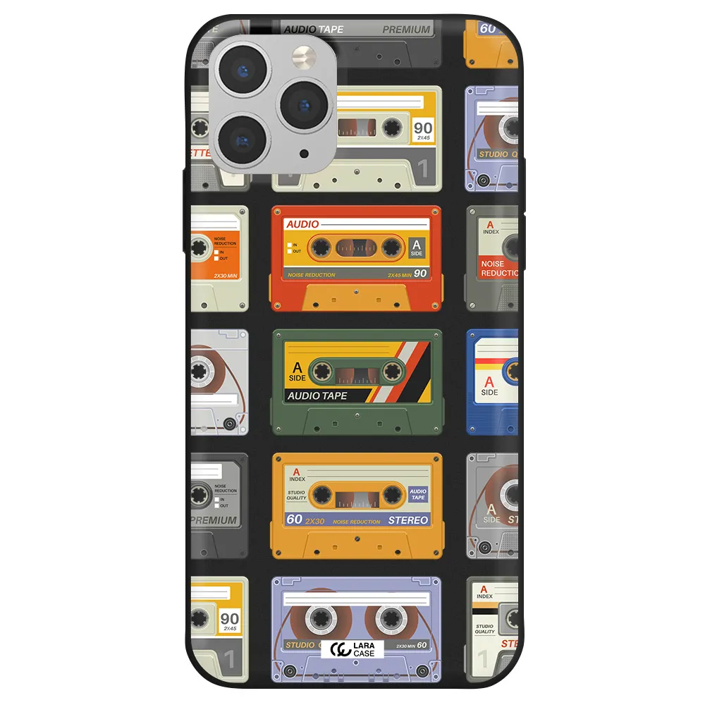 All My Cassettes Apple iPhone 11 pro max Silicone black Case