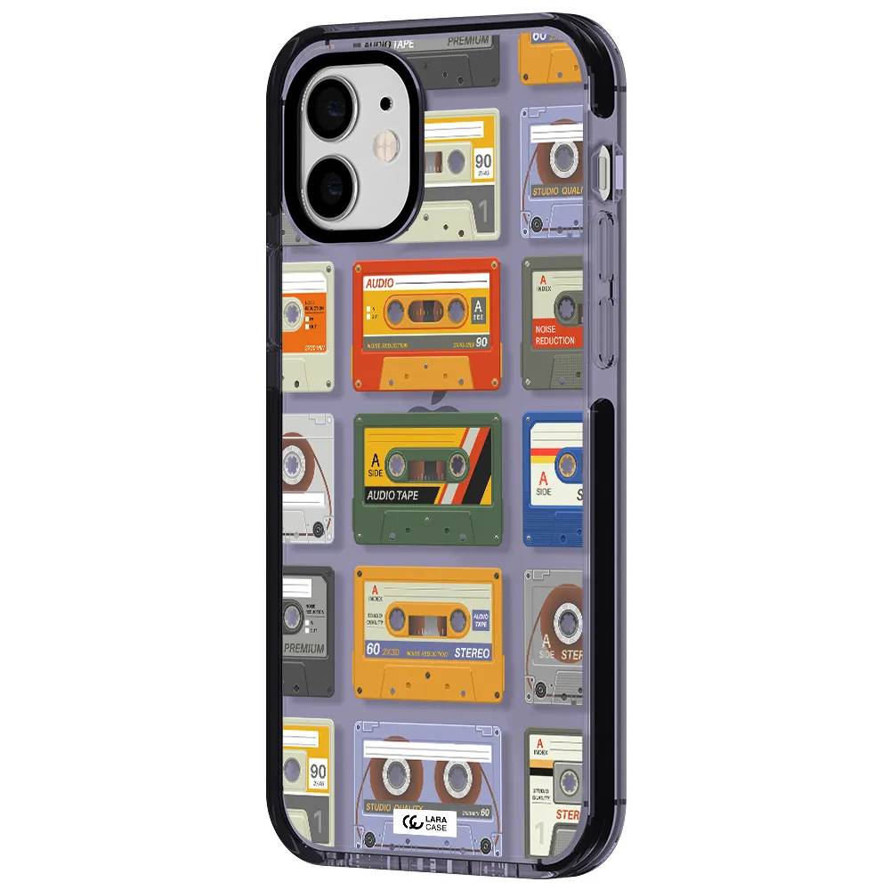All My Cassettes Apple iPhone 12 impact Lilac Case