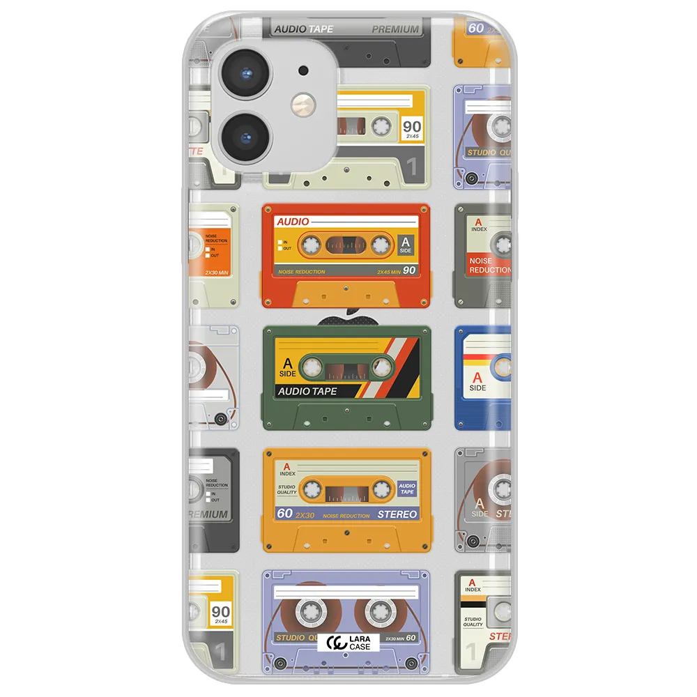 All My Cassettes Apple iPhone 12 mini Clear TPU Case