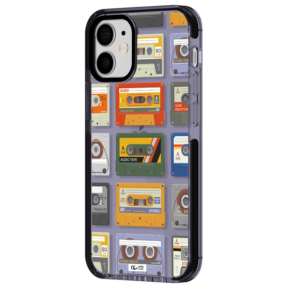 All My Cassettes Apple iPhone 12 mini impact Lilac Case