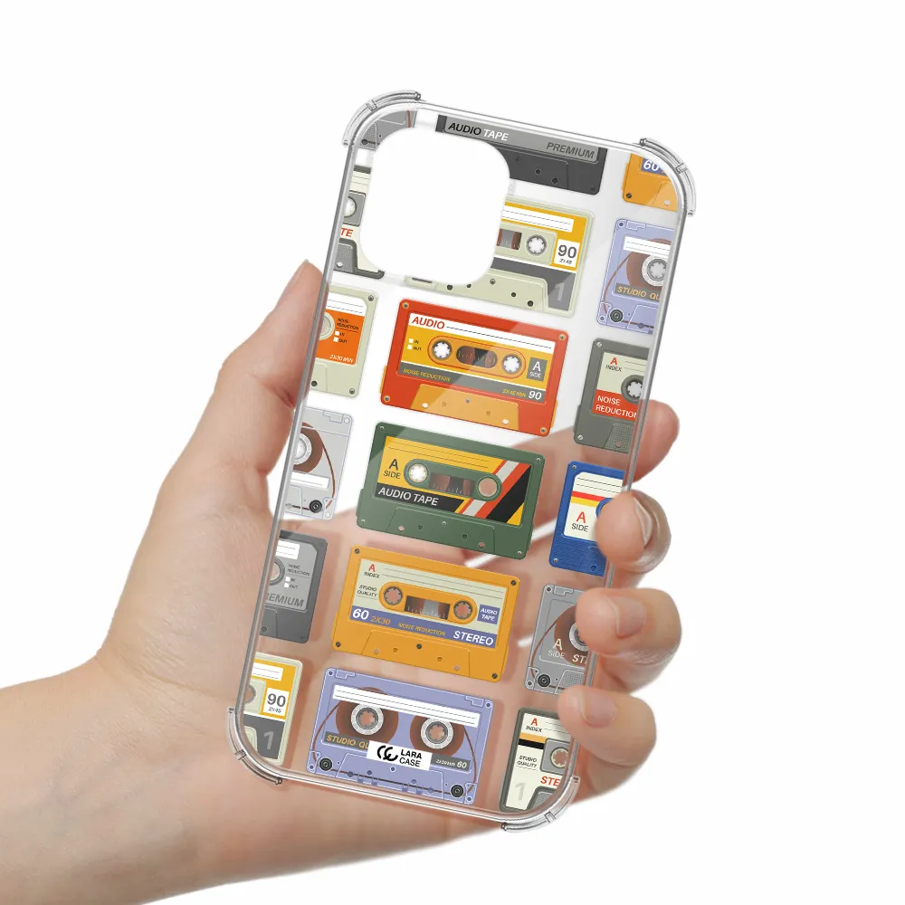 All My Cassettes Apple iPhone 12 pro Clear PC Case