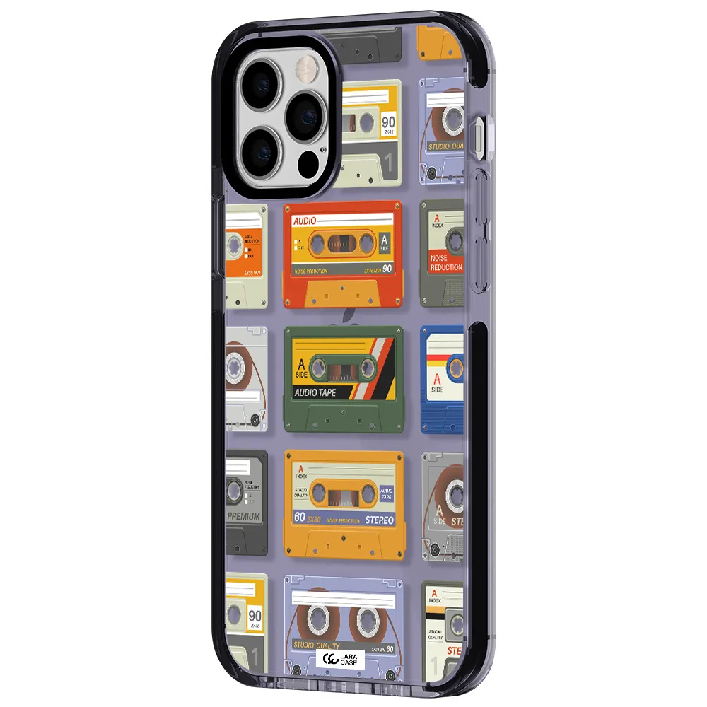 All My Cassettes Apple iPhone 12 pro impact Lilac Case