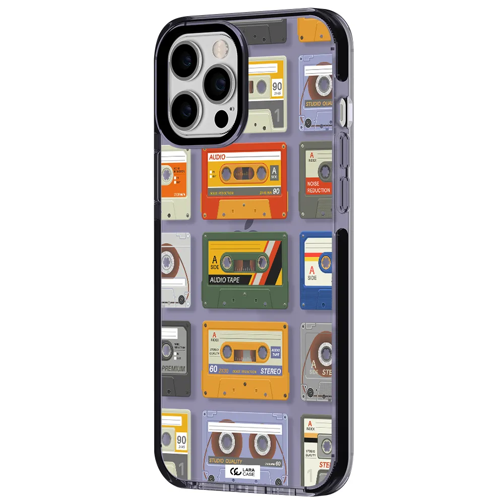 All My Cassettes Apple iPhone 12 pro max impact Lilac Case