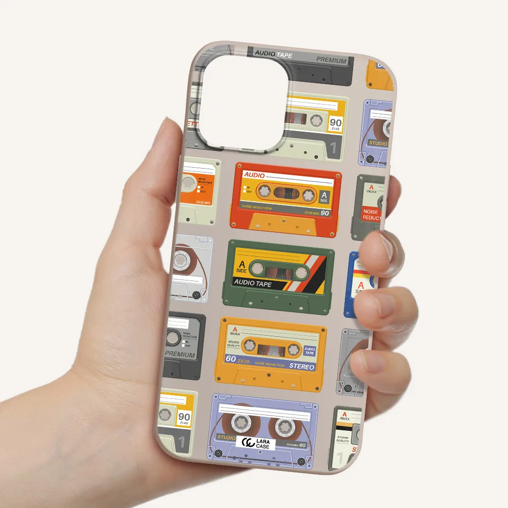 All My Cassettes Apple iPhone 12 pro max Silicone Stone Case