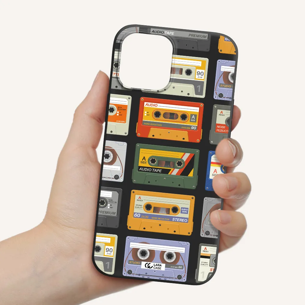 All My Cassettes Apple iPhone 12 pro Silicone black Case