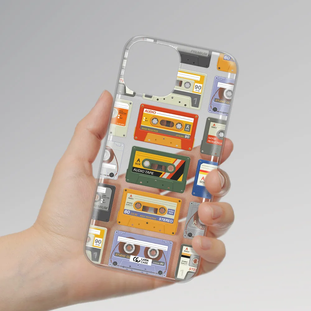 All My Cassettes Apple iPhone 13 Clear TPU Case