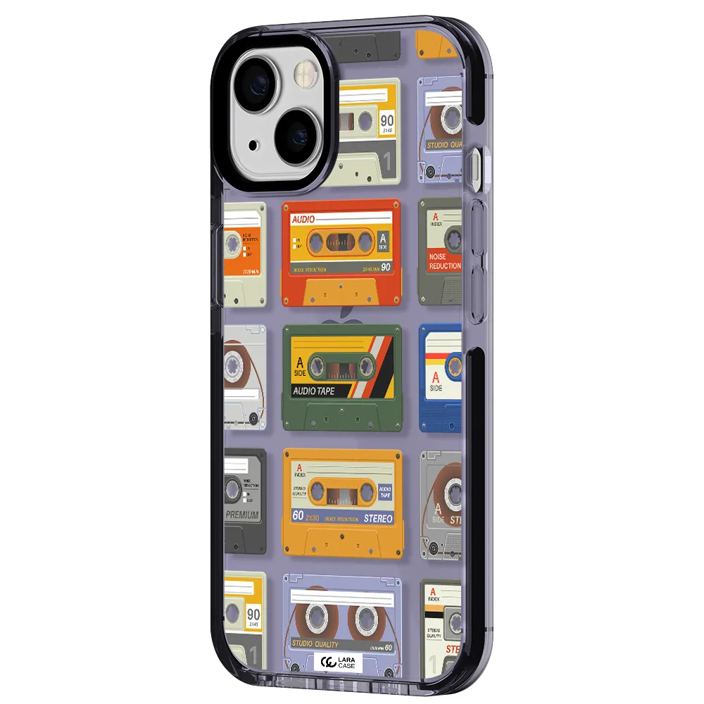 All My Cassettes Apple iPhone 13 impact Lilac Case
