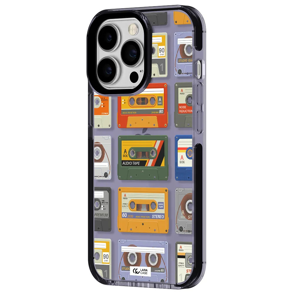 All My Cassettes Apple iPhone 13 Pro impact Lilac Case