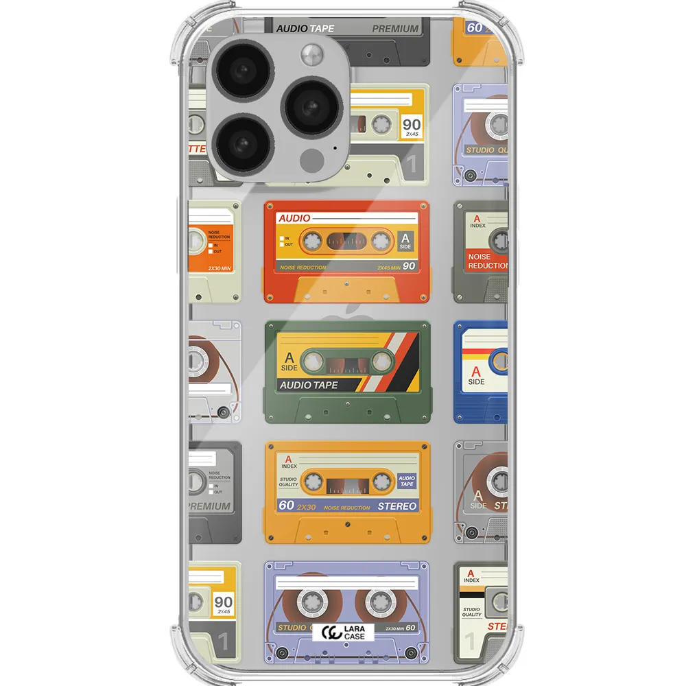 All My Cassettes Apple iPhone 13 Pro Max Clear PC Case