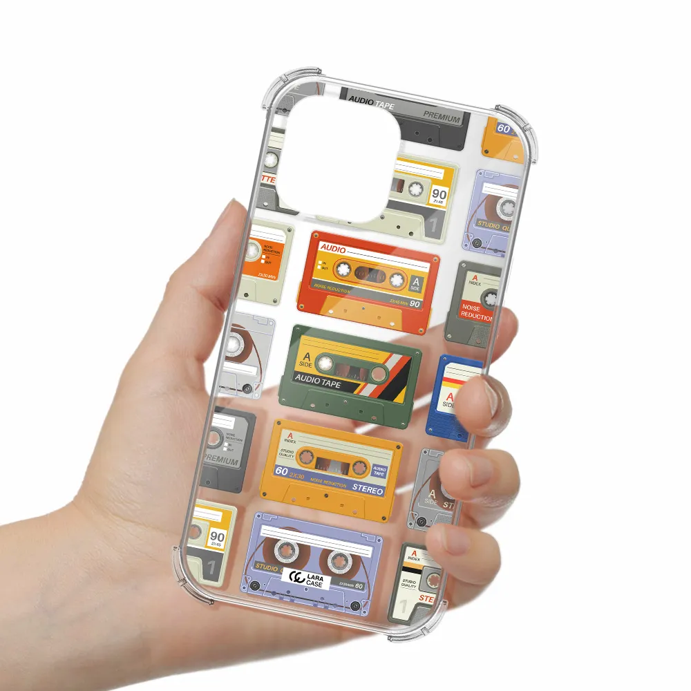 All My Cassettes Apple iPhone 13 Pro Max Clear PC Case