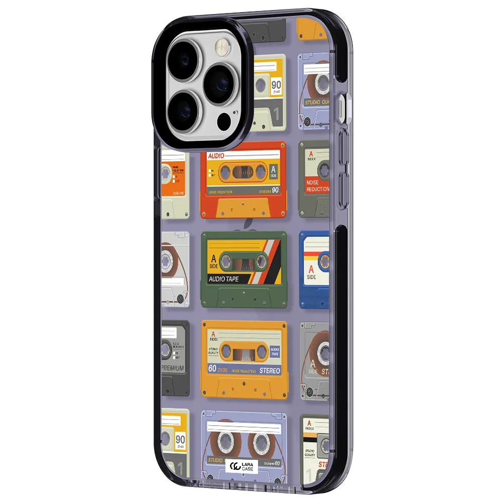 All My Cassettes Apple iPhone 13 Pro Max impact Lilac Case