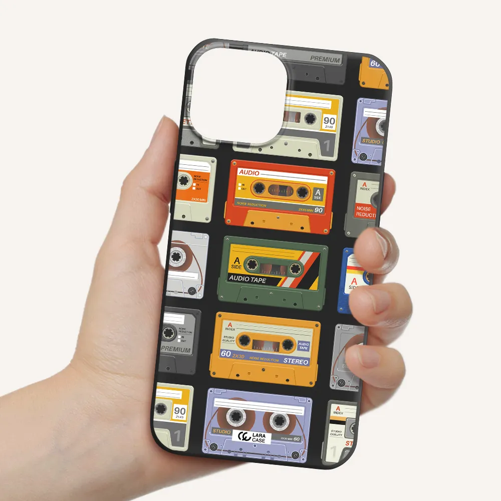 All My Cassettes Apple iPhone 13 Silicone black Case