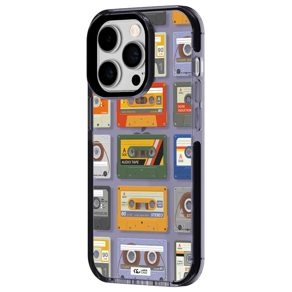 All My Cassettes Apple iPhone 14 pro impact Lilac Case