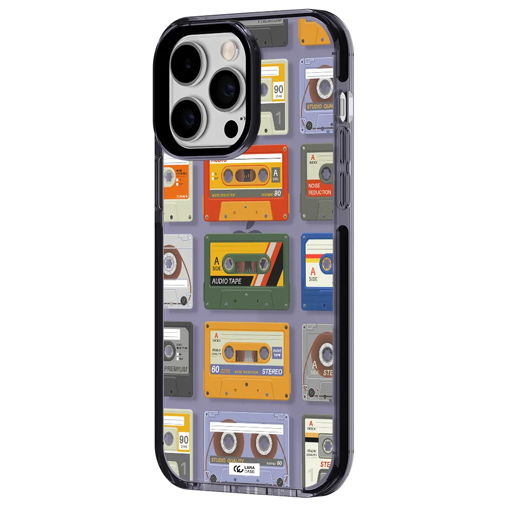 All My Cassettes Apple iPhone 14 pro max impact Lilac Case