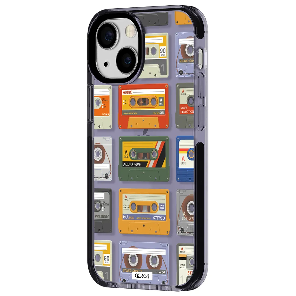 All My Cassettes Apple iPhone 15 impact Lilac Case