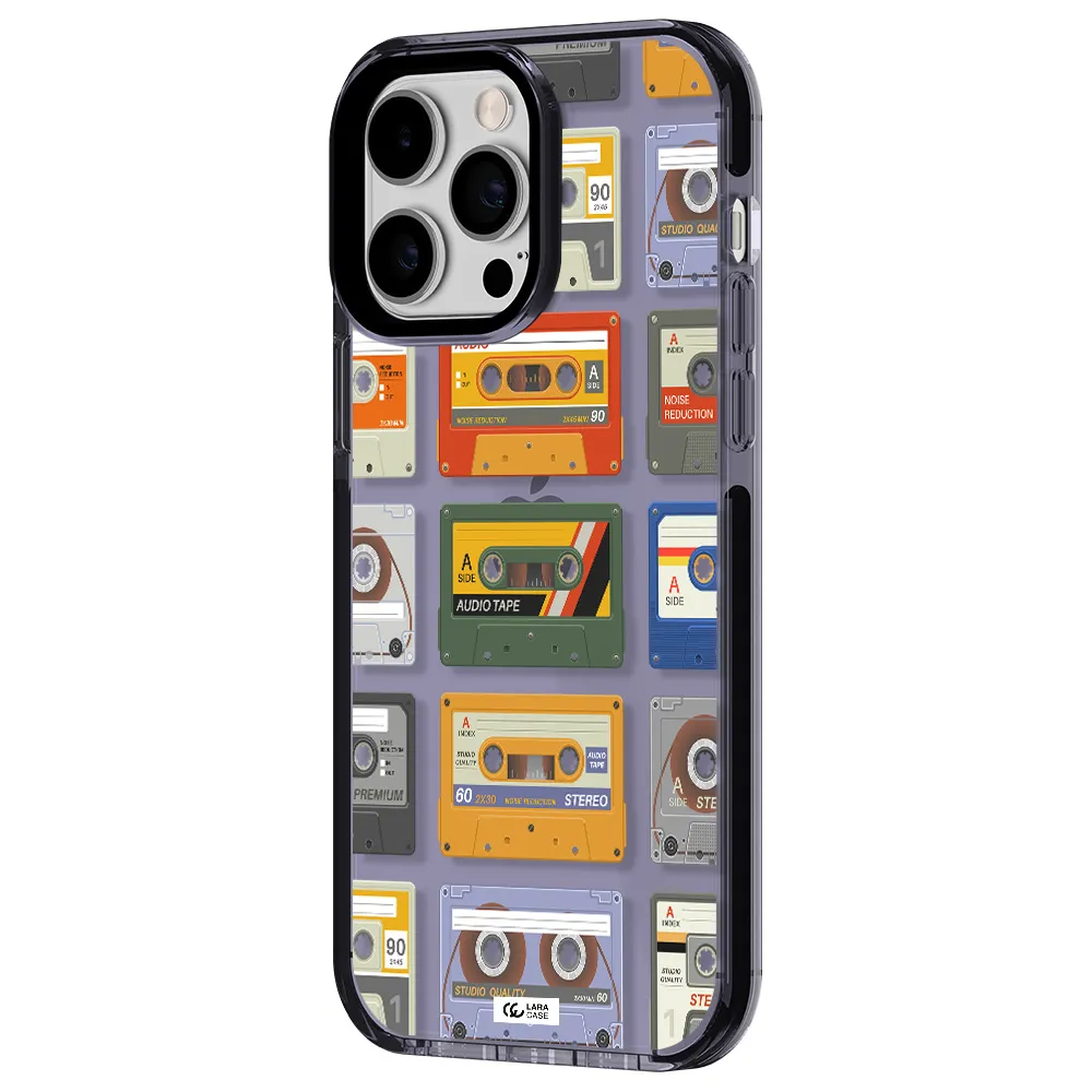 All My Cassettes Apple iPhone 15 Pro impact Lilac Case