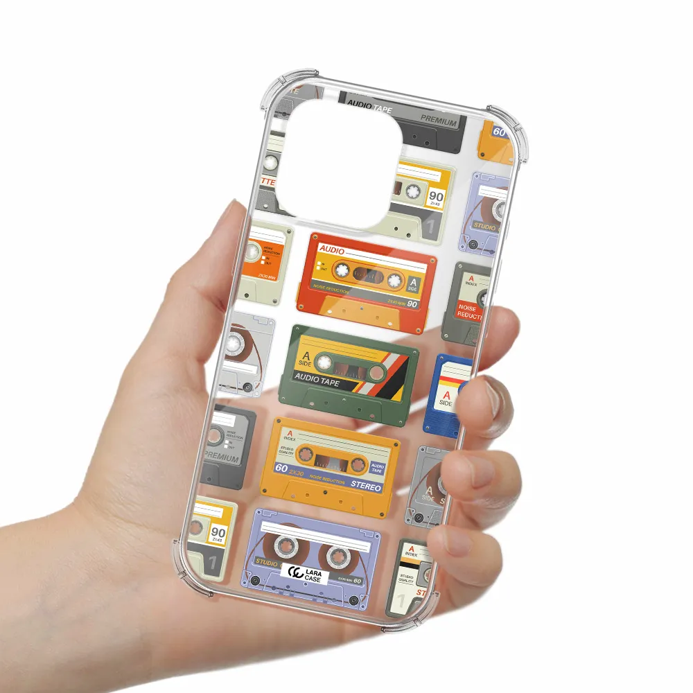 All My Cassettes Apple Iphone 16 Pro Max Clear Pc Case