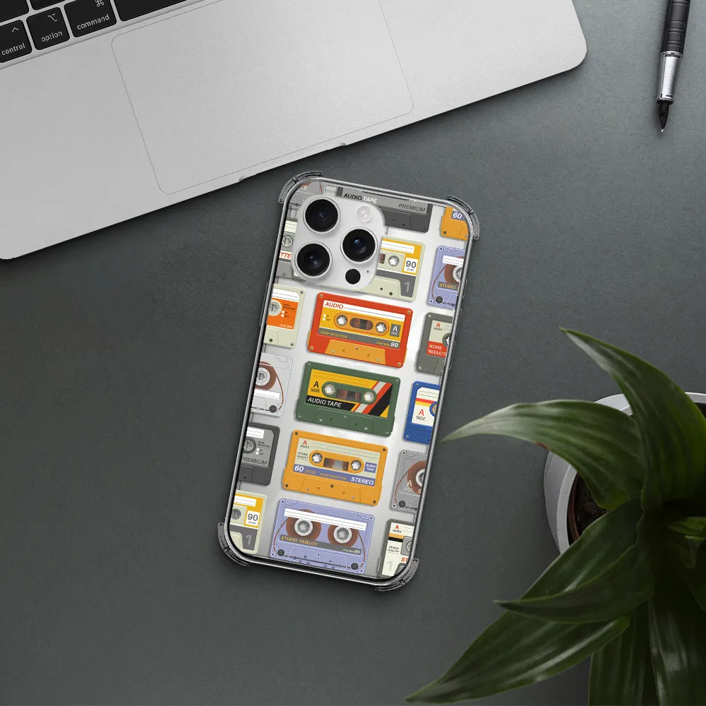 All My Cassettes Apple Iphone 16 Pro Max Clear Pc Case