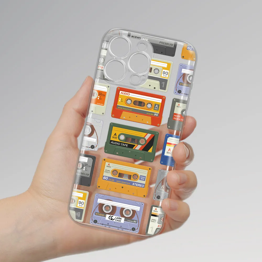 All My Cassettes Apple Iphone 16 Pro Max Clear Tpu Case