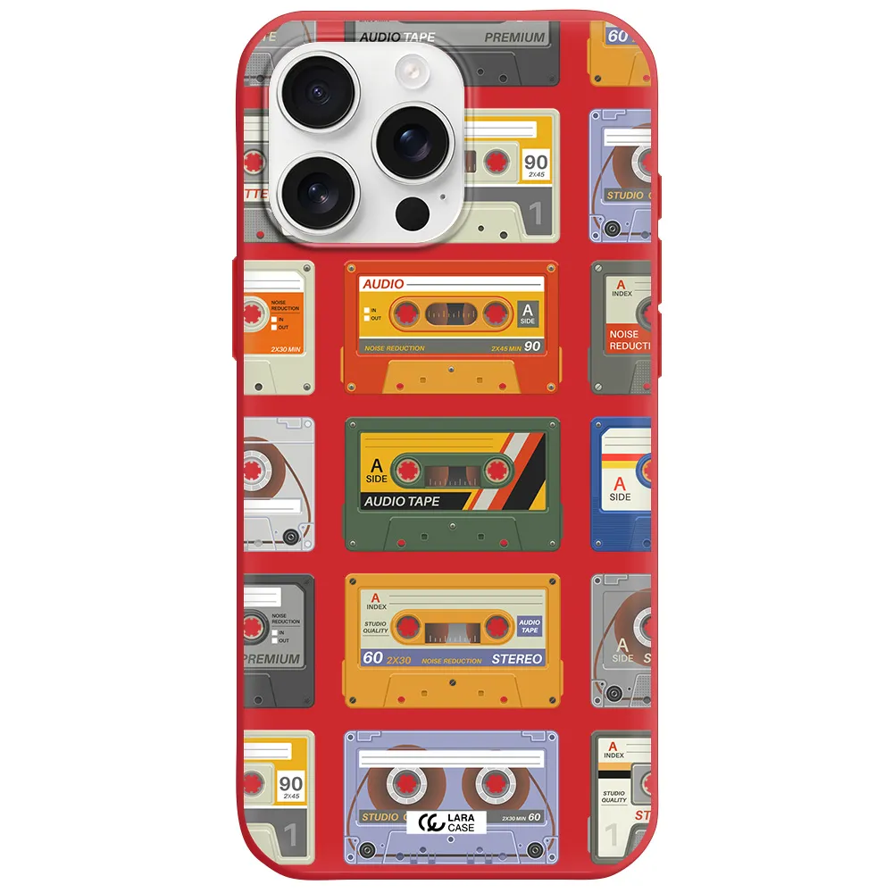 All My Cassettes Apple Iphone 16 Pro Max Silicone Stone Case