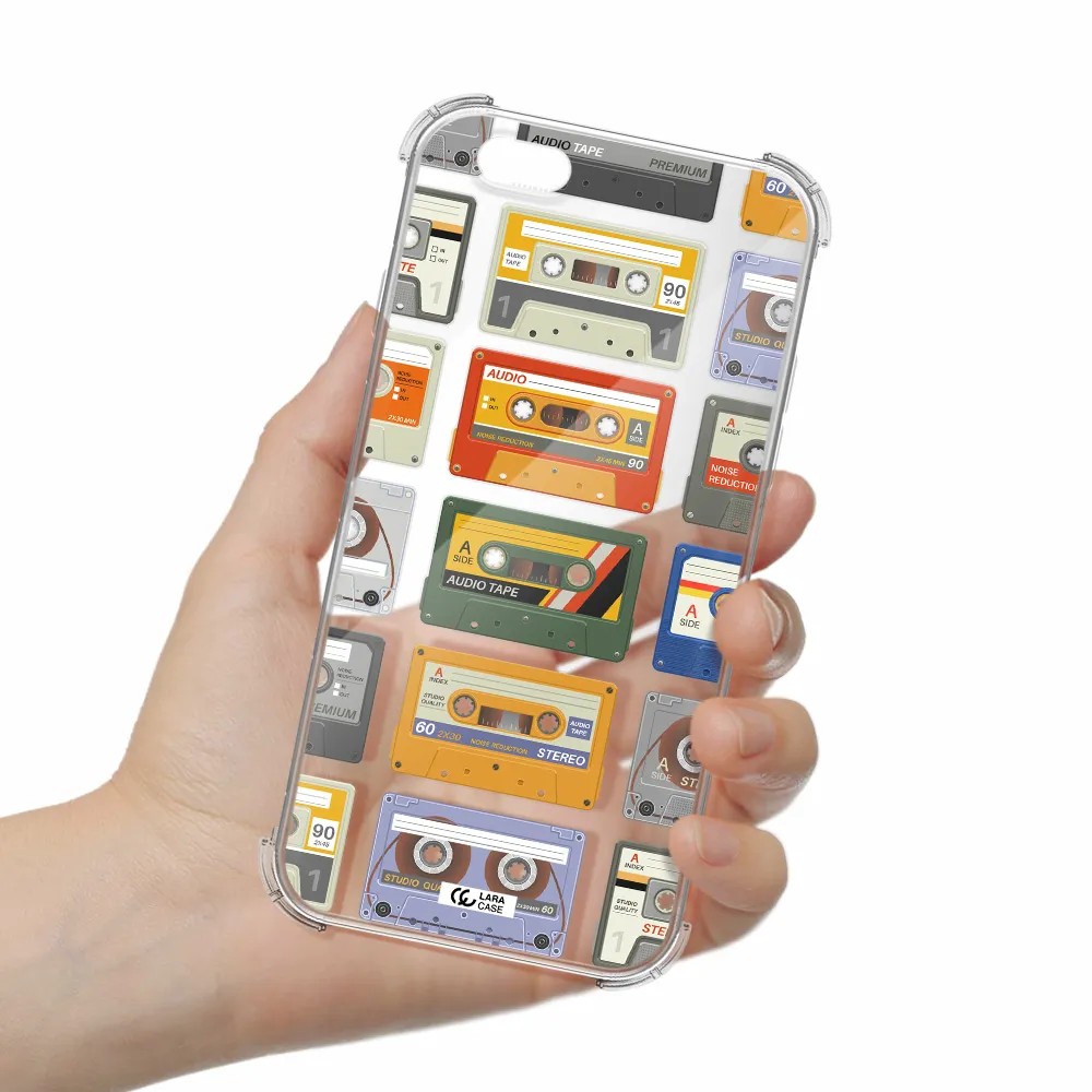 All My Cassettes Apple iPhone 6 Clear PC Case