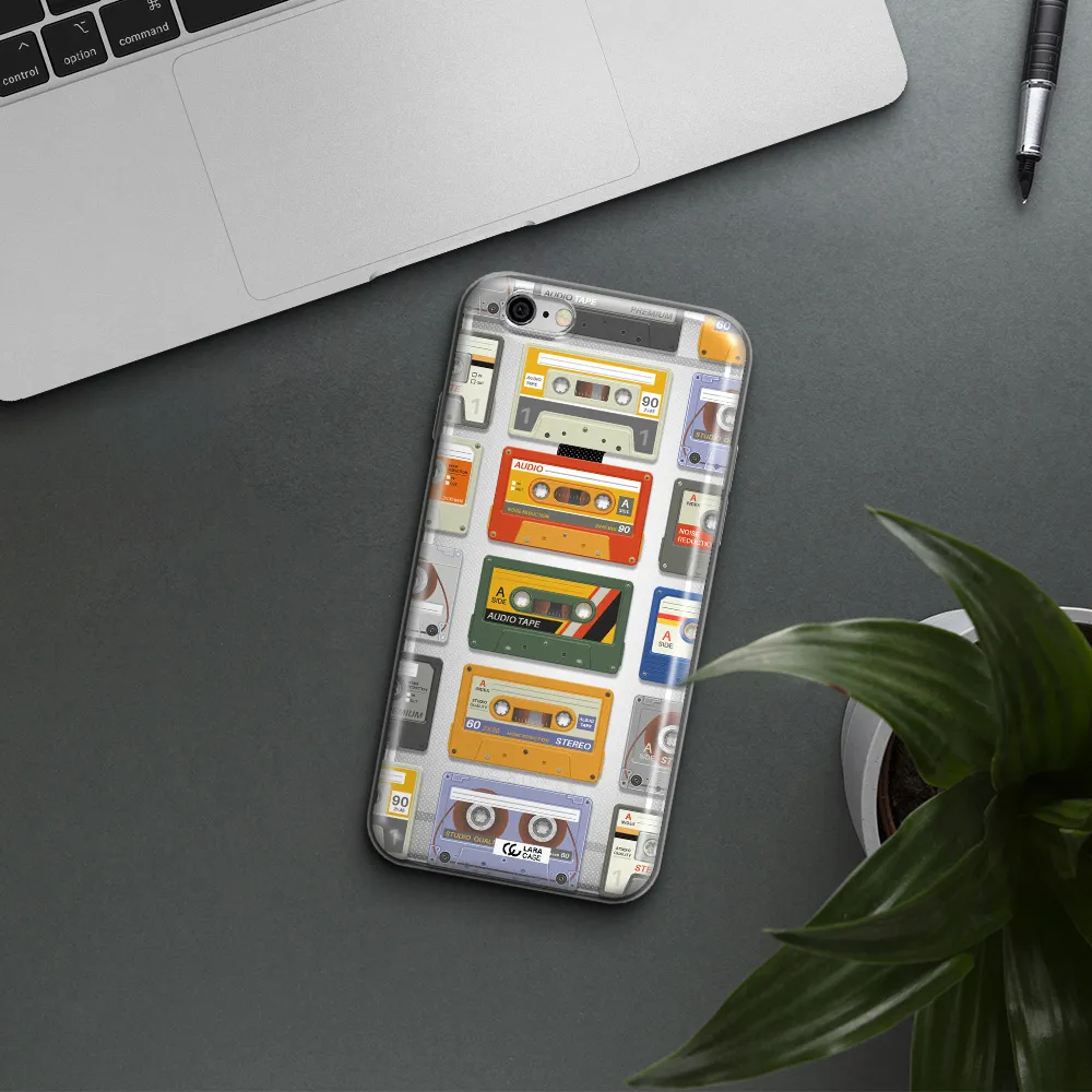 All My Cassettes Apple iPhone 6 Clear TPU Case