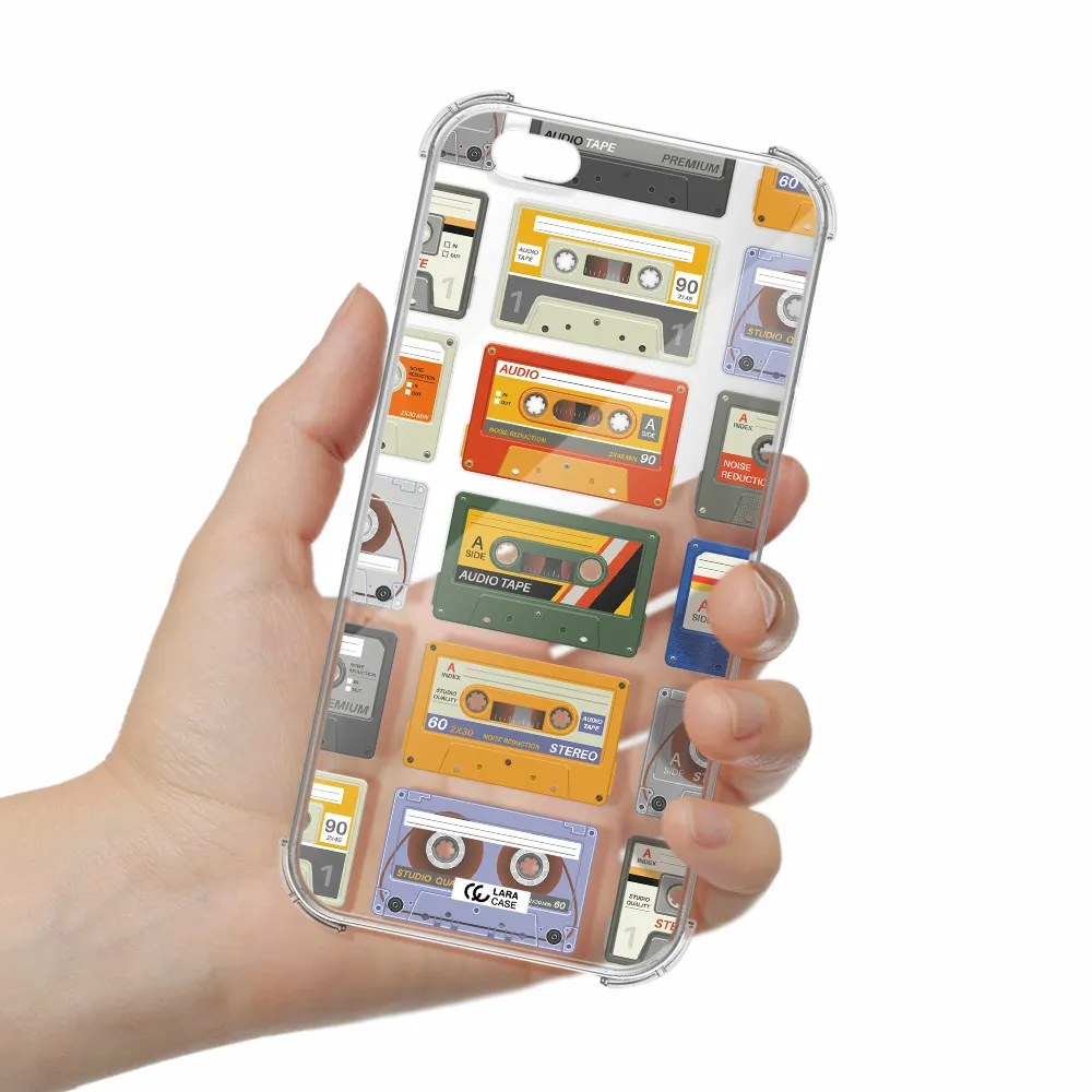 All My Cassettes Apple iPhone 6 plus Clear PC Case