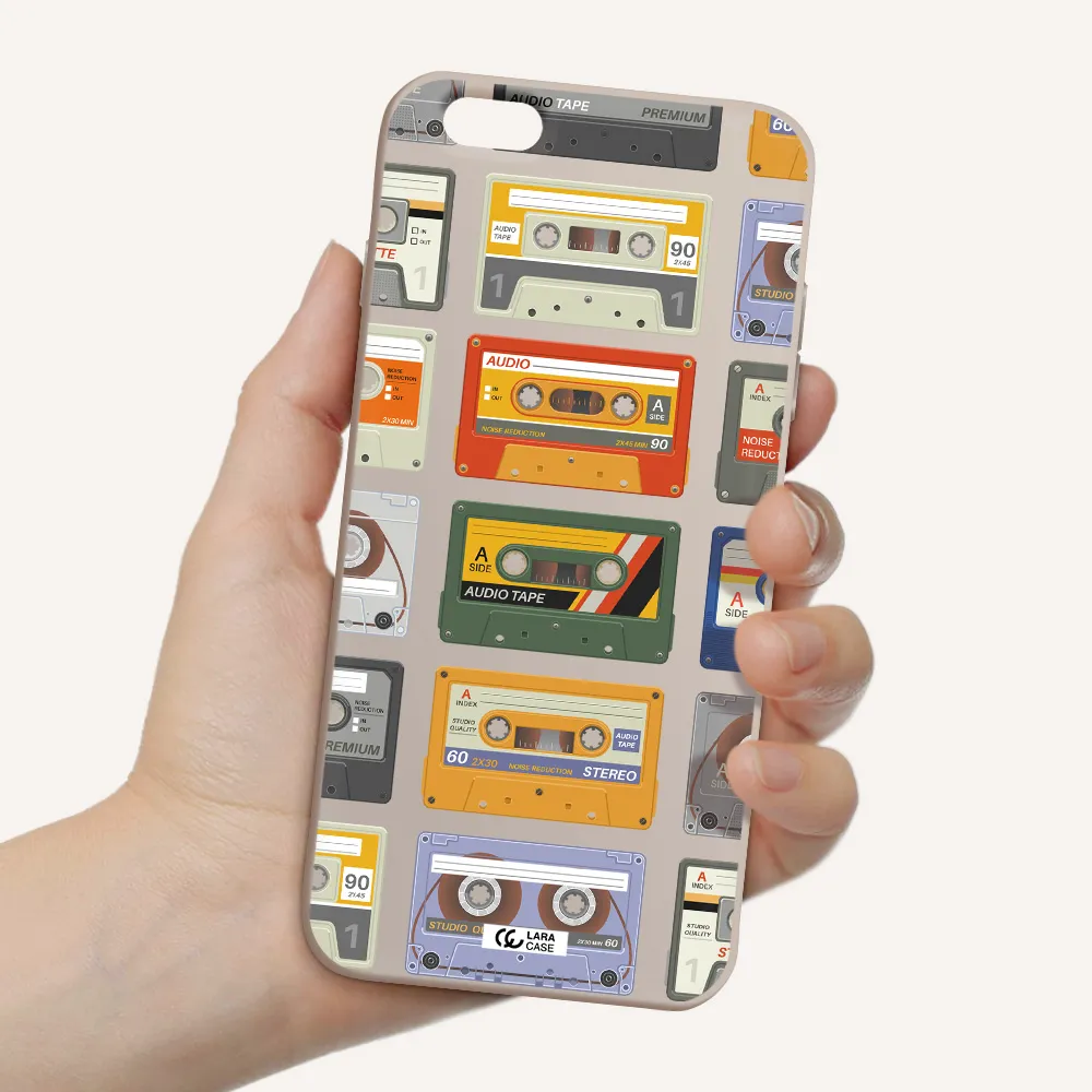 All My Cassettes Apple iPhone 6 plus Silicone Stone Case