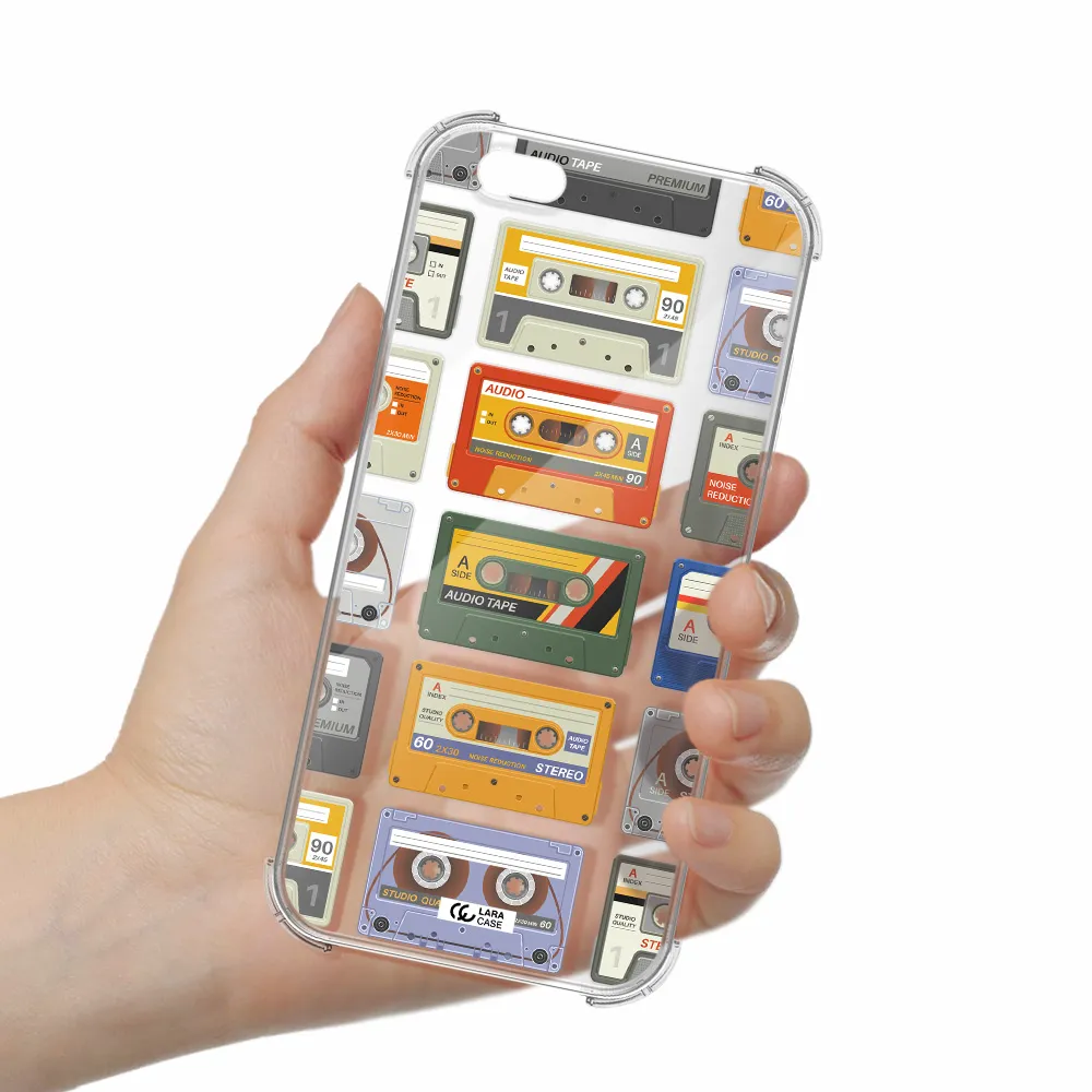 All My Cassettes Apple iPhone 6 s plus Clear PC Case